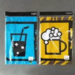 【新品未使用】阪神タイガース バナータオル 2種「ビールが飲みたい！」