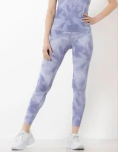 DANSKIN SKINISH PRINTレギンス ラベンダー　L