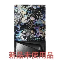 新品未使用_所作_ロングウォレット_ブラック / シャボン