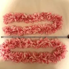 ピンクプルメリア　ボリューム　レイ・ベルト