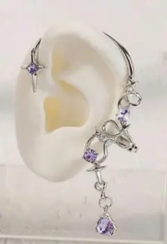 ラインストーンデコレーションイヤーワープ