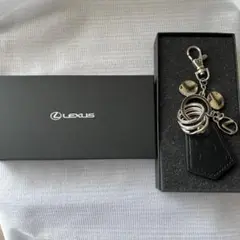 Lexus レザー キーホルダー ブラック