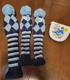 最終価格‼️秋冬ゴルフ ヘッドカバー パターカバー セット