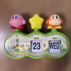 カービィ キャラクター時計 日付・曜日表示