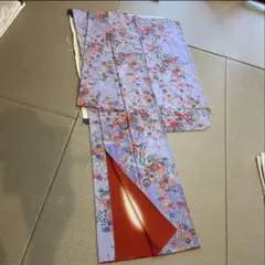 紅染風 （レンタルとしてそのまま購入？）洗える振袖　袴やジュニアは振袖としても○