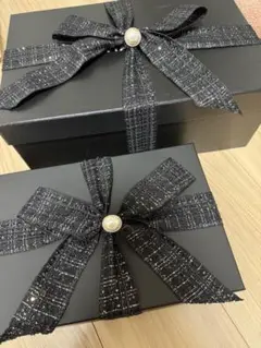 新品 シャネル ホリデーラッピング リボン＆チャーム2個セット CHANEL