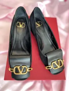 VALENTINO スウェード パンプス 黒