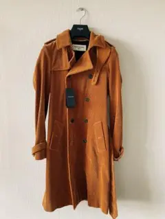 【新品未使用タグ付】SAINT LAURENT コーデュロイトレンチコート 34
