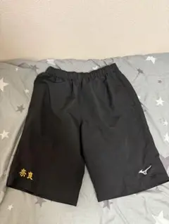 Mizuno バレーボールパンツ XL 黒 奈良刺繍
