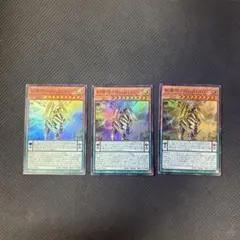 遊戯王カード　糾罪巧-Aizaβ.LEON スーパーレア　3枚セット