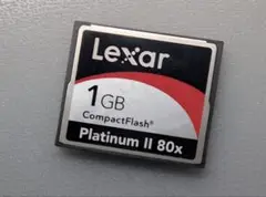 LexarCompactFlash 1GB CFカード ケース付き 動作確認済み
