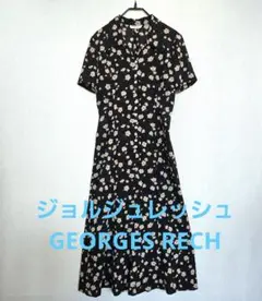 ジョルジュレッシュ（GEORGES RECH） 花柄ロングワンピース　M