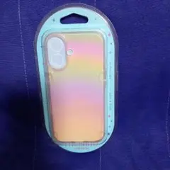 ★iPhone16用：クリアオーロラケース