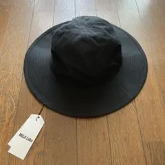 MUJI Labo 燃えにくい素材を使ったハット　黒