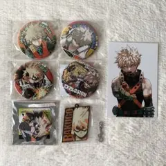 僕のヒーローアカデミア 爆豪勝己 原作缶バッジ セット