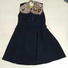 キッドラム毛皮ビスチェ