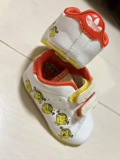 adidas ベビー スニーカー 10cm オレンジ