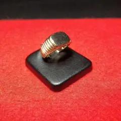 【ヴィンテージ】16号 ゴールドバンドリング レトロ アンティーク R5