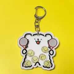 「テニス」「キーホルダーF」