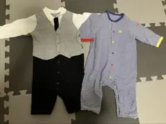 ロンパース・カバーオール 2点セット　ミキハウス&コムサ
