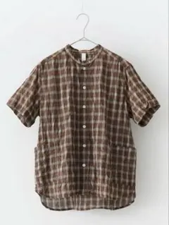 【新品未使用】NATURAL LAUNDRY シャーリングランドスケープシャツ