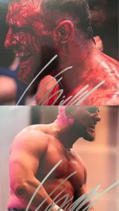 新日本プロレスゲイブキッド会場限定直筆サイン入りポートレート
