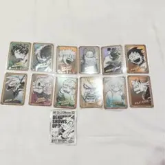 僕のヒーローアカデミア 原画展 箔押し トレーディングカード クリアカード