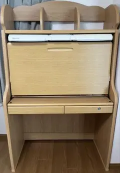 koizumi 木製 学習机 引き出し付き コイズミ ナチュラルウッド