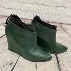 TOGAPULLA ブーティ グリーン ショートブーツ