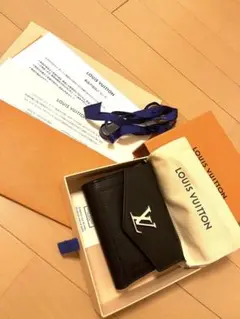 正規品 ルイヴィトン VUITTON 黒 ポルトフォイユ・マイロックミー 財布