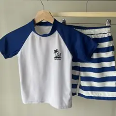 ブランシェス　男の子　ラッシュガード&パンツ　水着セット　120㎝