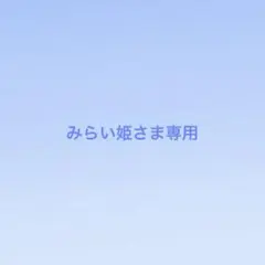 みらい姫さま専用
