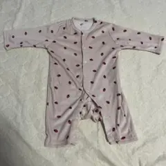 新品未使用　いちごロンパース