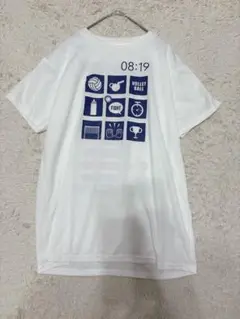 バレーボール　半袖Tシャツ　メンズ　白　メッシュ生地　練習着