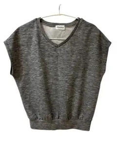 【値下げ】AlmaDesign フレンチスリーブ　カットソー　L ニット