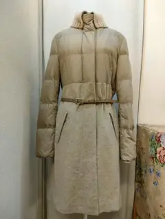 ファビアナフィリッピ グレー ロングダウンコート