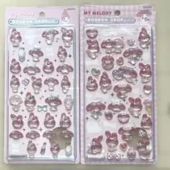 MyMelody ボンボンドロップシール 2シートセット BONBON DROP