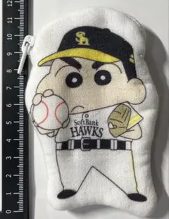 福岡ソフトバンクホークス クレヨンしんちゃん コラボポーチ 若鷹ガチャ