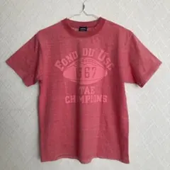BOBSON ボブソン くすみピンク ロゴ Tシャツ 150cm