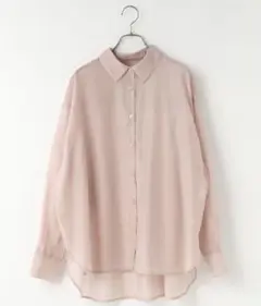 LOWRYSFARM シアーシャツ　ピンク　Sサイズ