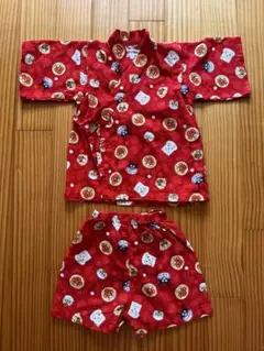 アンパンマン 甚平 浴衣 赤 95cm