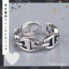【男女兼用】新品*シルバー リング*指輪*フリーサイズ*ユニセックス