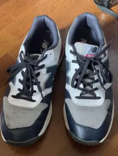 New Balance 990 ネイビー/ホワイト/レッド シューズ