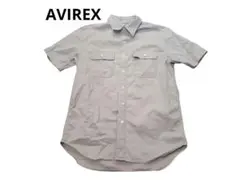 アヴィレックス　AVIREX　半袖ワークシャツ　Mサイズ