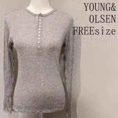 ㉚ YOUNGu0026OLSEN トップス リブカットソー