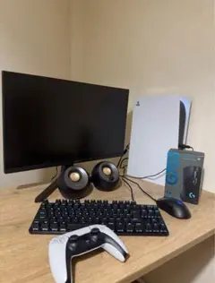 PS5 モニター キーボード マウス セット