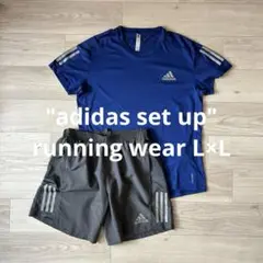 盆SALE❗️adidas set up ランニングウェア L×L