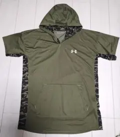 【迷彩柄camo】Under Armour オリーブグリーン フード付きパーカー