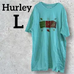 Hurley 【L】ターコイズ Tシャツ