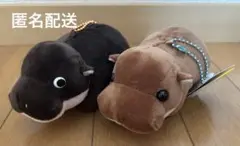 ちびかばヒポポン　LMCぬいぐるみマスコット　ヒポポン　かばどん　2点セット
